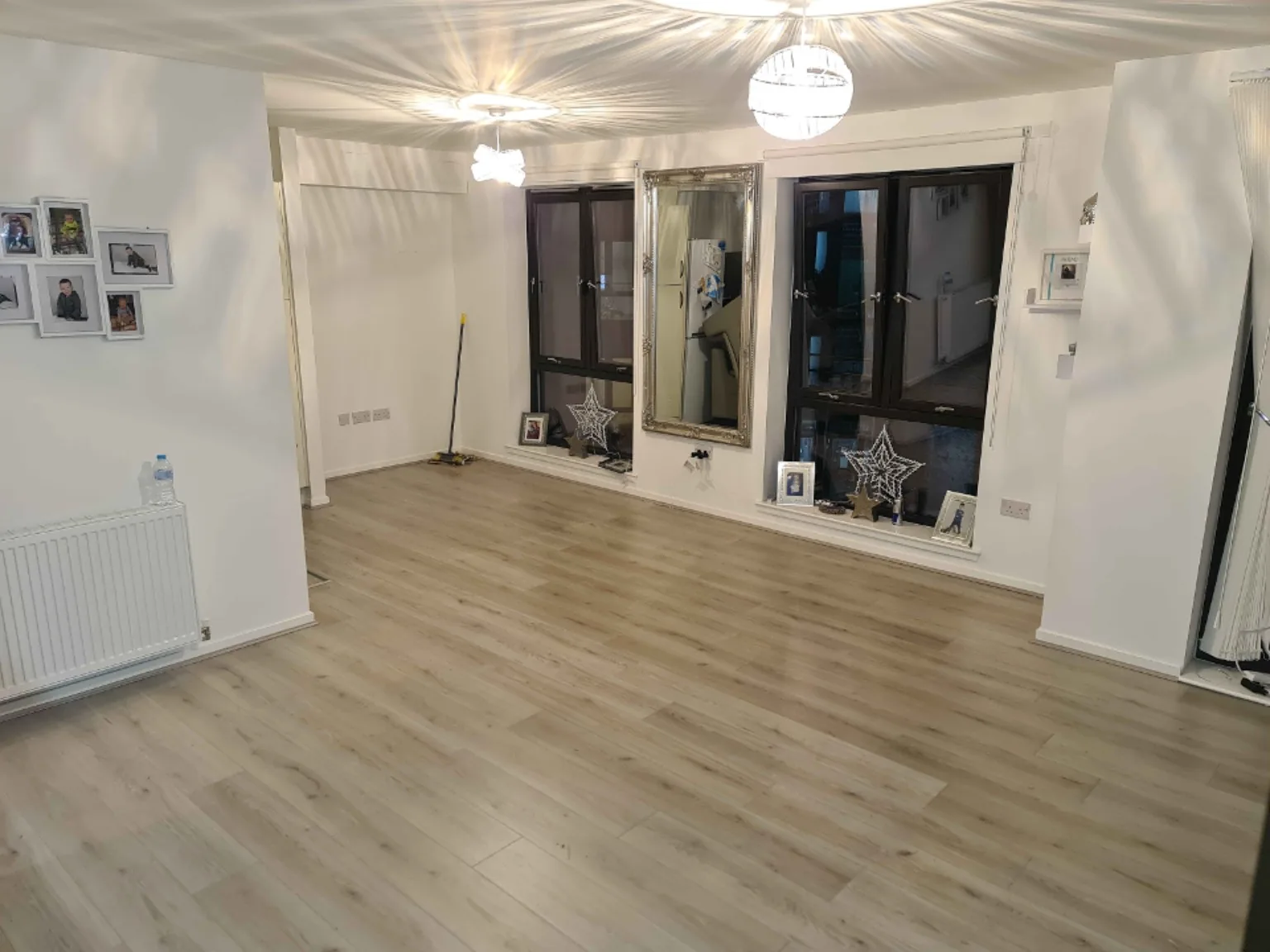 Real wood-effect flooring project